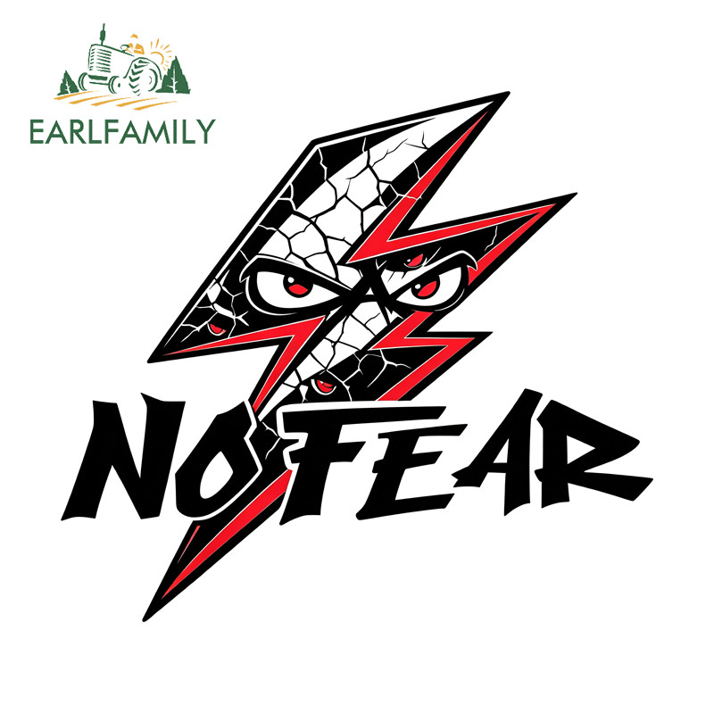 Fishing Line Box - EARLFAMILY NO FEAR Car Stickers Laptop