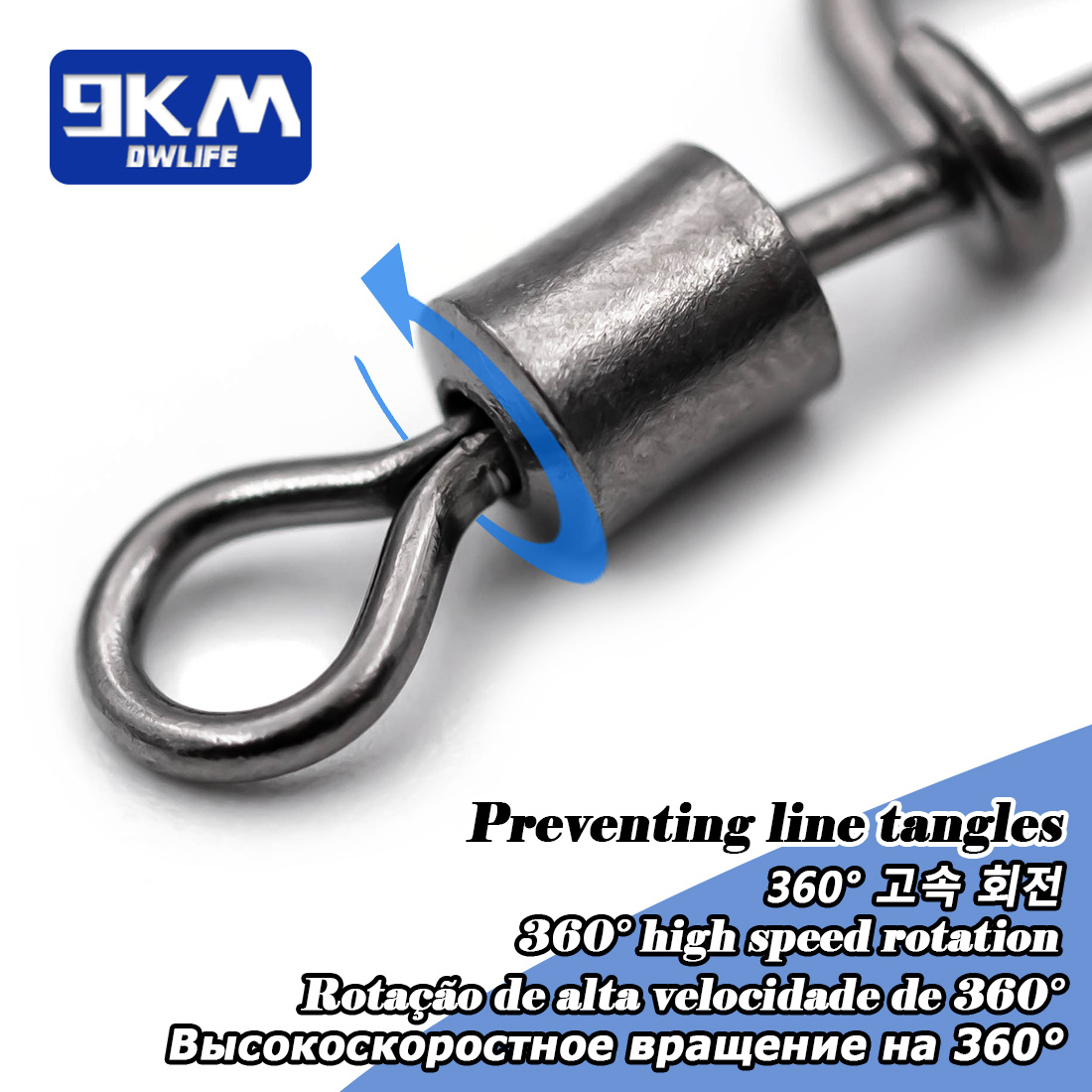 9KM Barrel Swivel Italian Snap - Monofilament Line review and price