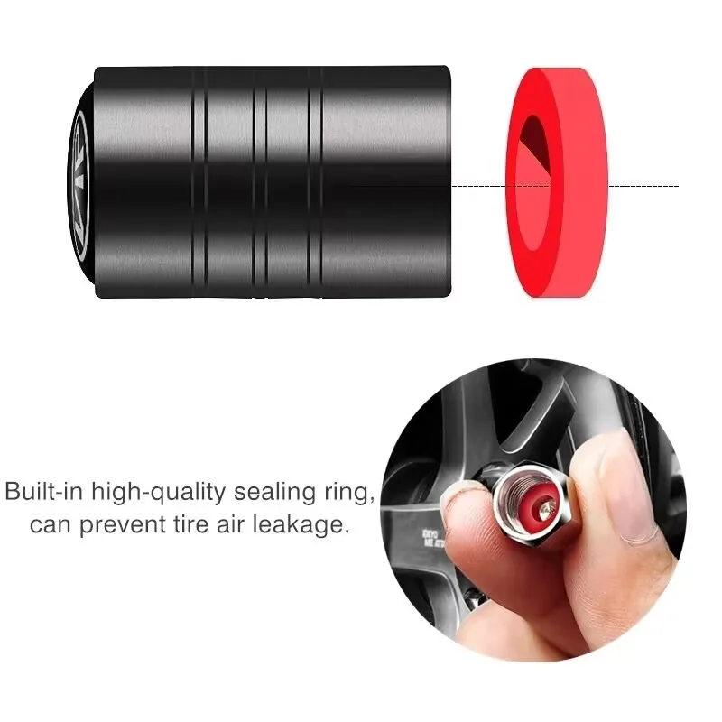 4Pcs Car Styling 3D Aluminum M - Tippet Line review and price