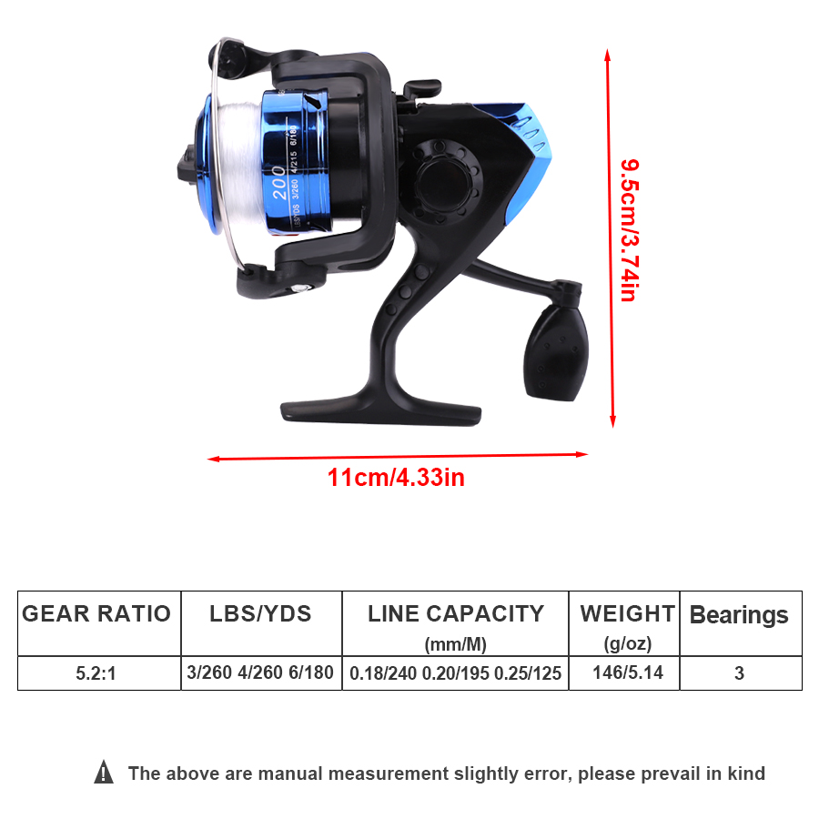 FTK 1.8M Portable Spinning Fis - Fishing Line Spooler review and price